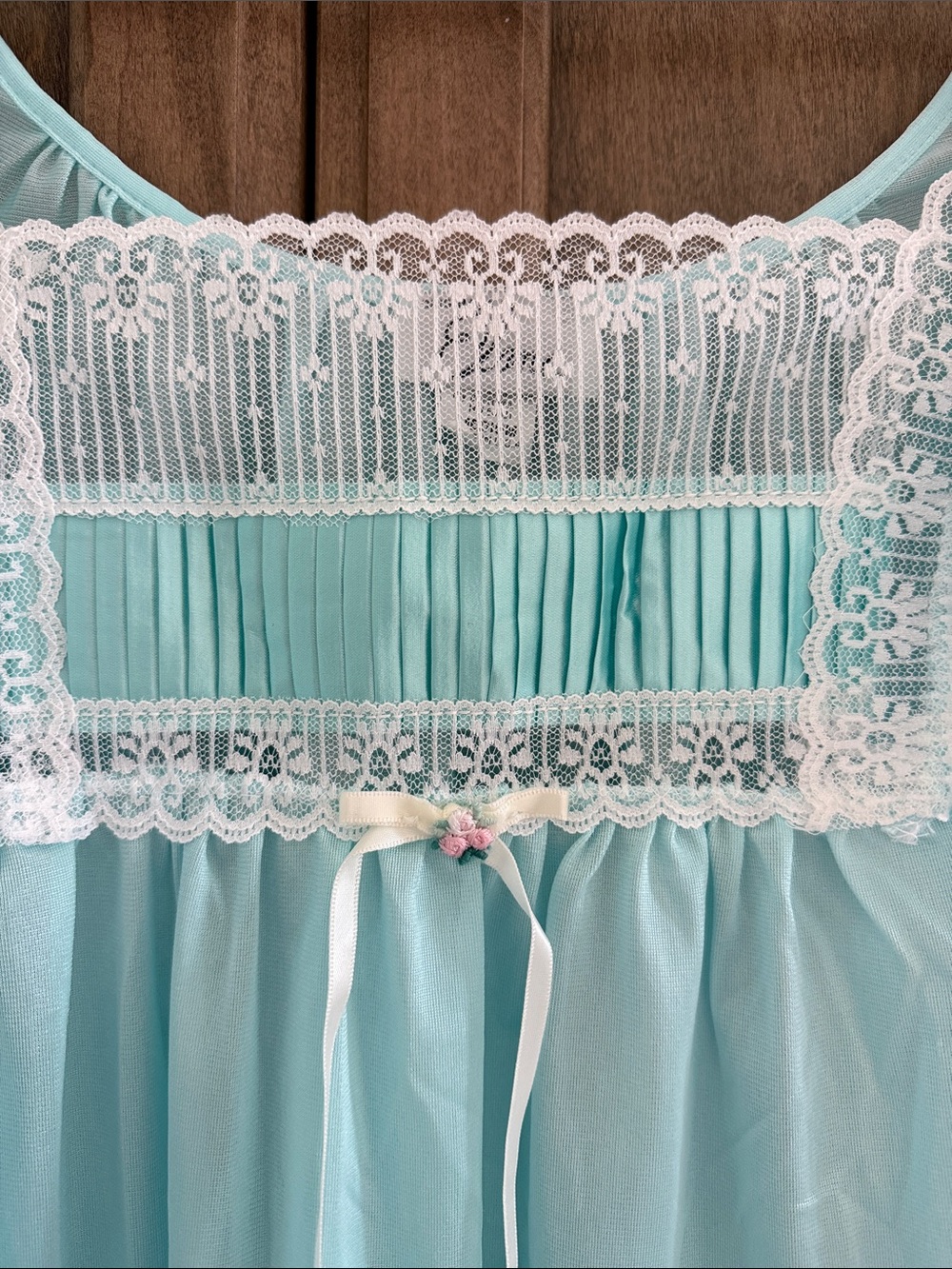Vintage Long Nightgown, Sleep Dress Dollette, Coquette Cottagecore Granny Gown - Picture 7 of 11